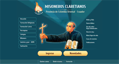 Desktop Screenshot of claretianoscolombiaecuador.org